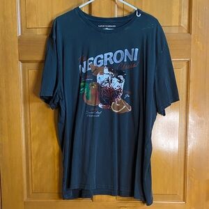 Lucky Brand Black Negroni Graphic Short-Sleeve Tee